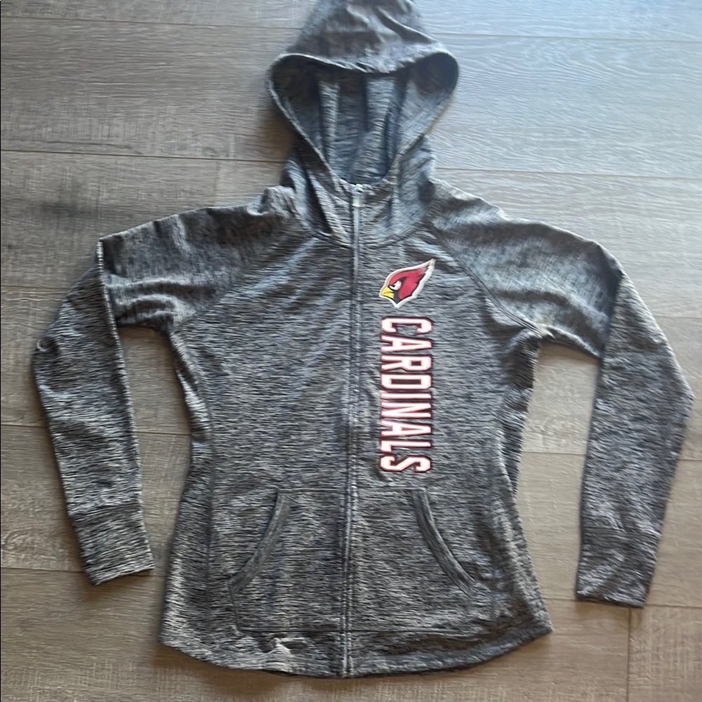 EUC Arizona Cardinals Zip Up Hoodie
